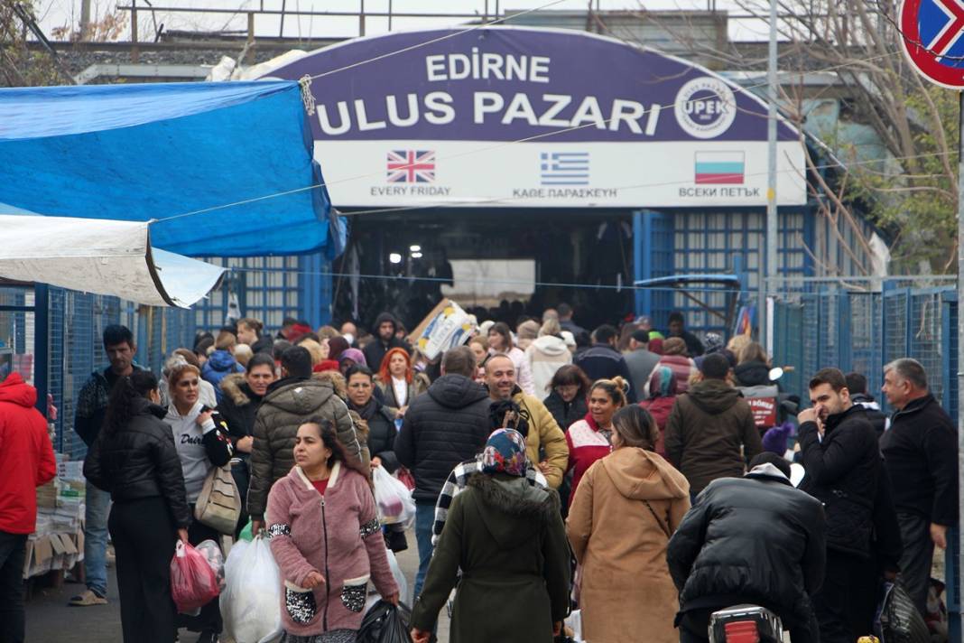 Edirne esnafı Bulgar müşterilerinde memnun: Gördükleri her şeyi satın alıyorlar 1